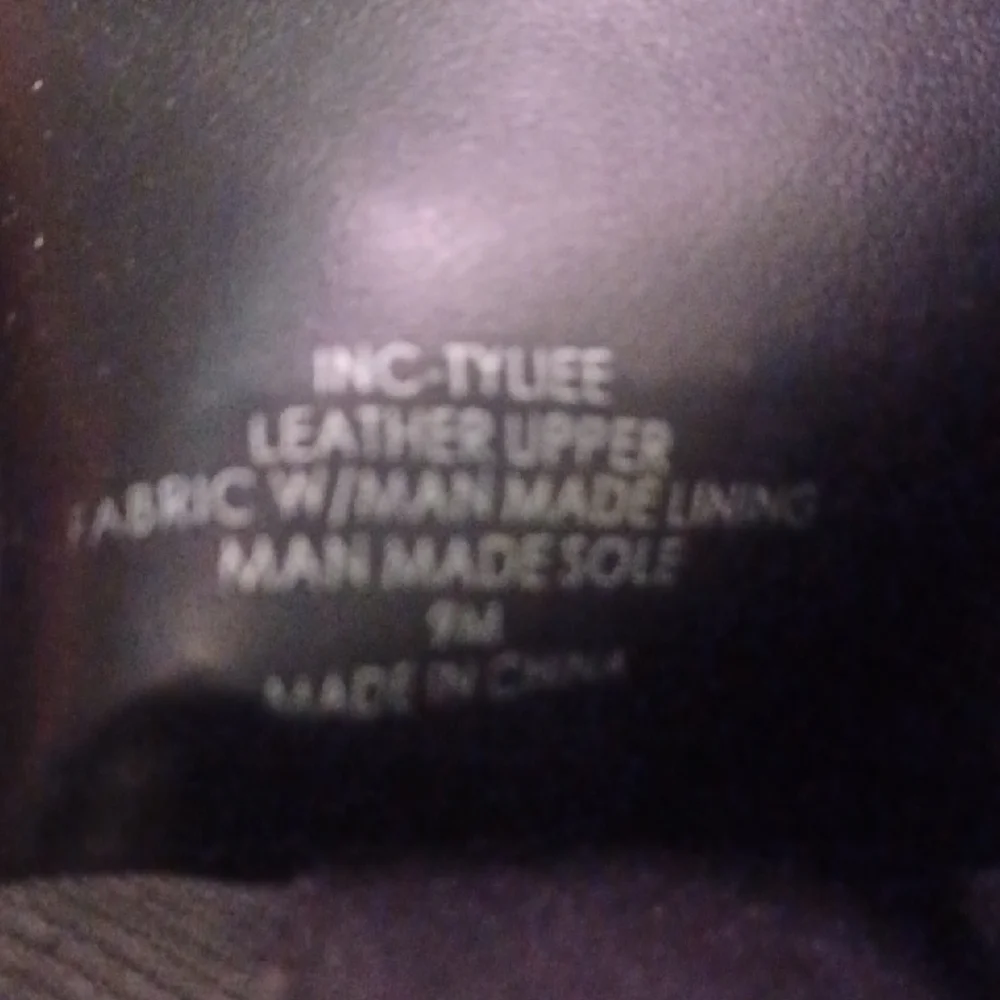 INC "TYLIEE" Black REAL Leather Over The Knee Boots sz.9 - Picture 2 of 6